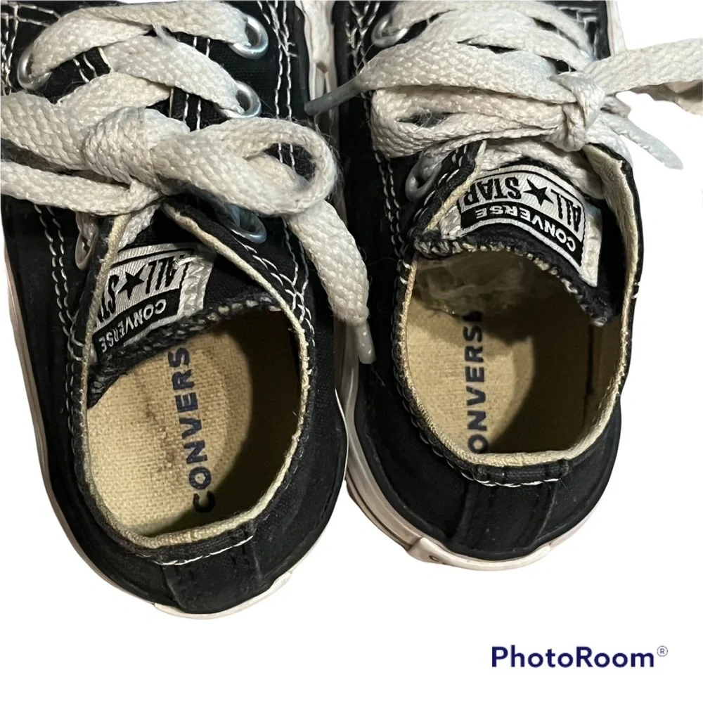 Converse All Star Black/White All Star Sneakers Infant 4
